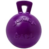 Jolly Pets Tug-n-Toss Heavy Duty Dog Toy Ball with Handle, 8