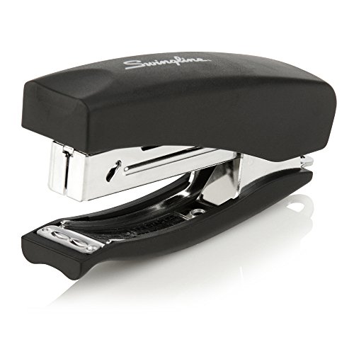 Swingline Soft Grip Stapler, 20 Sheet Capacity, Compact, Handheld Stapler, Black (09901)