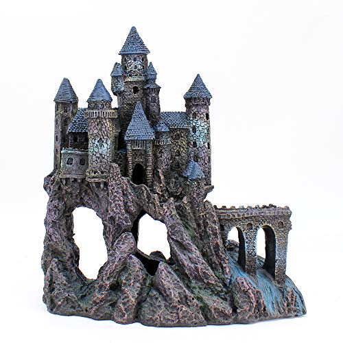 Penn-Plax Age-of-Magic Wizard's Castle Aquarium Decoration