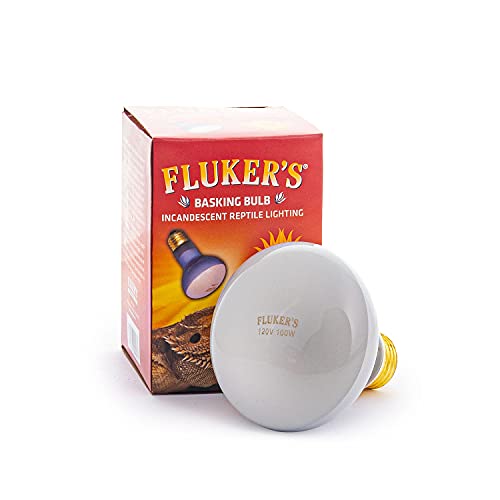 Fluker's Incandescent Basking Spotlight Bulbs for Reptiles Tanks, Reptile Heat Lamp Bulbs for Infrared Light, 100-Watt