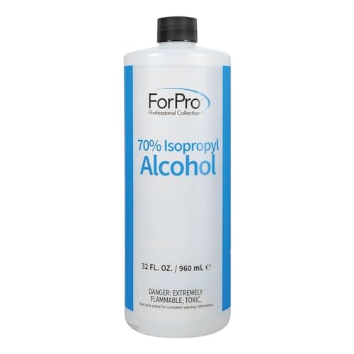 ForPro Professional Collection 70% Isopropyl Alcohol (IPA), Pure & Unadulterated Concentrated Alcohol, 32 Fl Oz (960 ml)