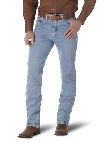 🔥 STARKER PREIS (-35%) Wrangler Herren Jeans Cowboy-Schnitt Slim Fit - Blau - 29W / 30L