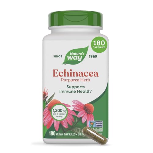 Nature's Way Echinacea Purpurea Herb 180 Capsules