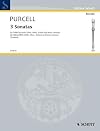 3 Sonatas: treble recorder (flute, oboe, violin) and basso continuo.