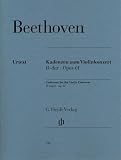 Concerto Pour Violon En Re Majeur Op 61 Cadences