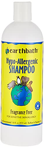 earthbath Hypoallergenic Dog Shampoo, Fragrance Free, 16 Oz