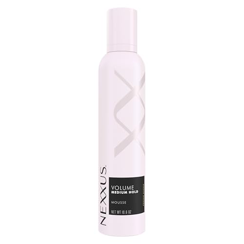 Nexxus Medium Hold Mousse Volume for a Light, Flexible Hold, with StyleProtect Technology 10.6 oz