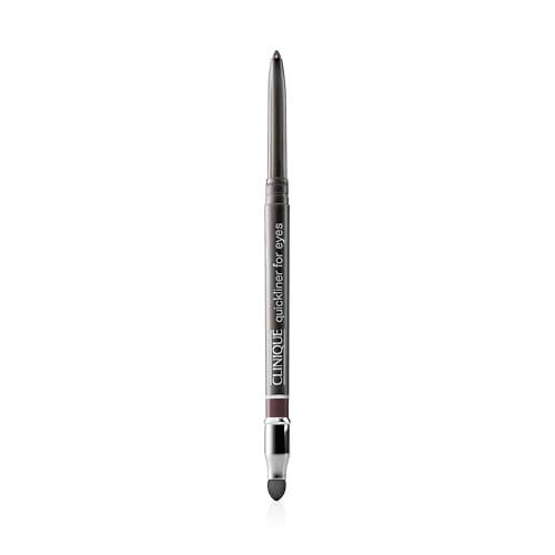 Clinique Quickliner For Eyes Eyeliner Pencil | Water Resistant, Smudge Resistant + Safe For Sensitive Eyes, Black/Brown, 1 Count