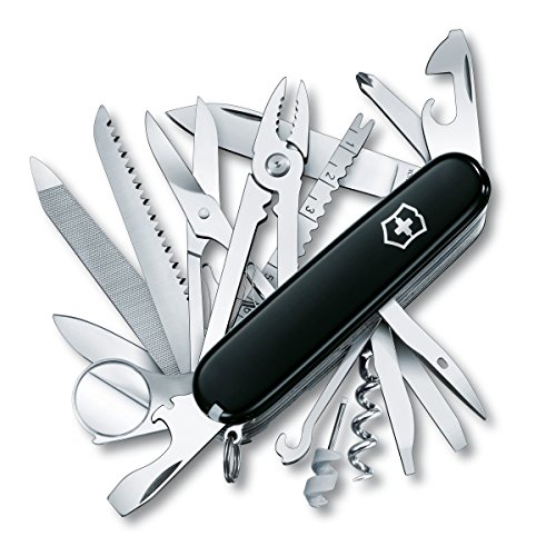 Victorinox Swiss Army SwissChamp Pocket Knife Most Comprehensive Contains several tools and blades