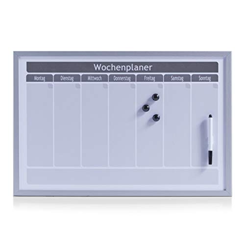 (-13%) Zeller Memobord Schiefer, Glas, Anthrazit