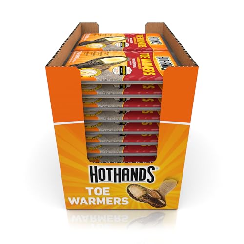 HotHands Toe Warmers Air-Activated, Up to 8 Hours of Heat, 40-Pair