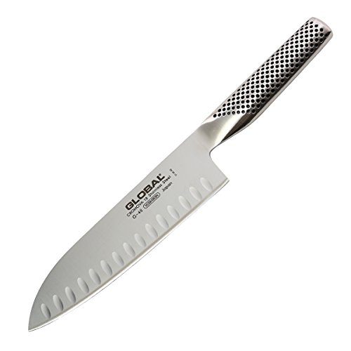 Global G-48 7-Inch Santoku Hollow Ground Knife