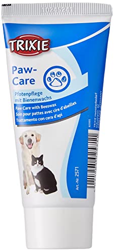 Trixie crema de cuidado de almohadillas con cera de abeja para perros y gatos, 50 ml