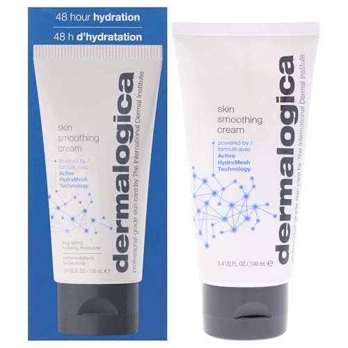 Dermalogica Skin Smoothing Cream - Face Moisturizer with Vitamin C and Vitamin E - Infuses Skin with 48 Hours of Continuous Hydration, 3.4 fl oz
