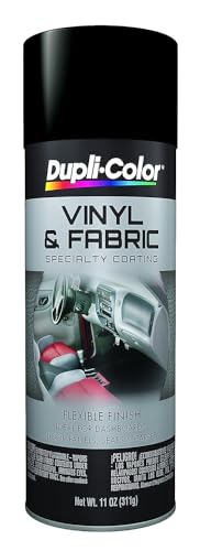 Dupli-Color HVP106 Vinyl and Fabric Coating Spray Paint - Flat Black - 11 oz Aerosol Can