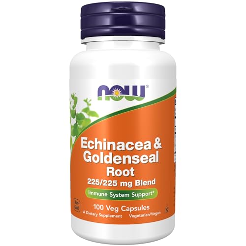 NOW Foods Echinacea & Goldenseal Root Capsules