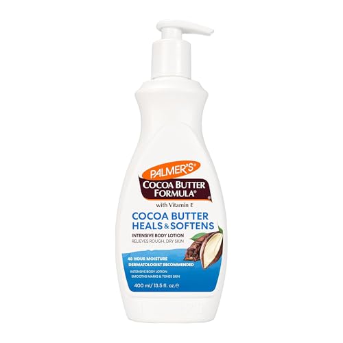 Palmer's Cocoa Butter Formula Daily Skin Therapy Cocoa Butter Body Lotion for Dry Skin, Hand & Body Moisturizer, Pump Bottle, 13.5 Oz (Pack of 1)