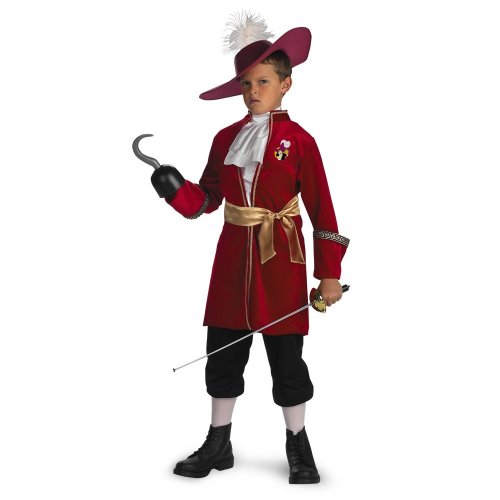 Disney Child Captain Hook Costume Size 7/8