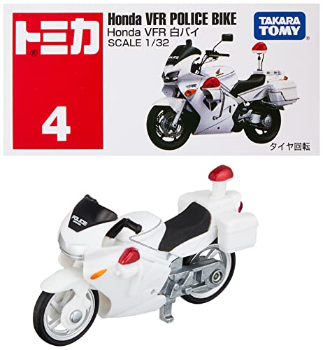 トミカランキング・人気投票 1位 No.4 HONDAVFR白バイの画像
