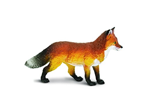 Safari Ltd. Red Fox Figurine - Detailed 3.5" Plastic Model Figure - Fun Educational Play Toy for Boys, Girls & Kids Ages 1+