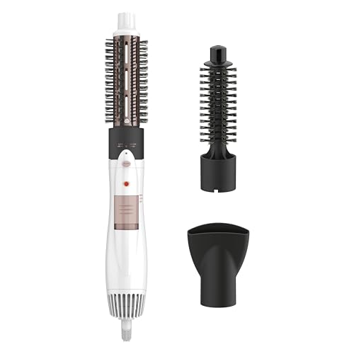 Conair Double Ceramic 3-in-1 Hot Air Brush with Interchangeable Attachments