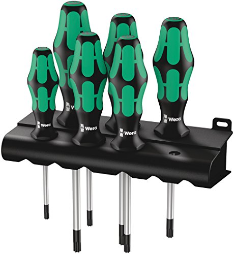 367/6 Screwdriver Set Kraftform Plus TORX and Rack, 6 Pieces