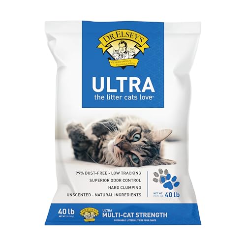 Dr. Elsey's Ultra UnScented Clumping Clay Cat Litter 40 lb. Bag