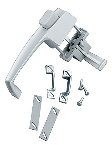 Wright Products - Tie Down Push Button Door Latch for Screen and Storm Doors, Aluminum Grey