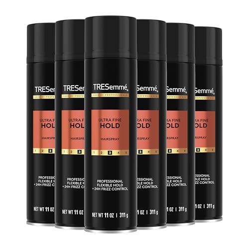 TRESemmé Ultra Fine Mist Hairspray Pack of 6 For Flexible Hold with Pro Lock Tech 11 oz