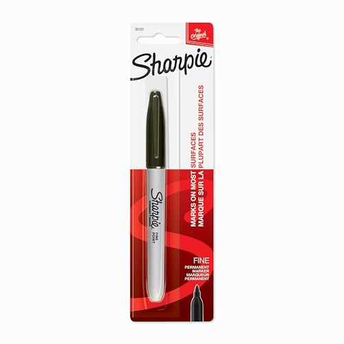 SHARPIE Fine Point Permanent Markers, 1 Black Marker (30101PP)
