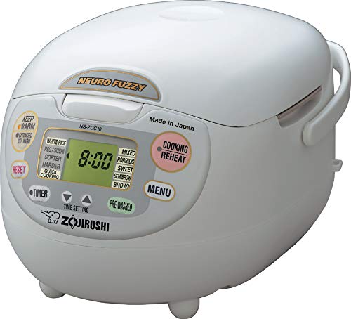 ZojirushiNeuro Fuzzy 10-Cup Rice Cooker and Warmer (Premium White)ZojirushiNW-QAC10 5.5-Cup Capacity Flat-Top Inducti