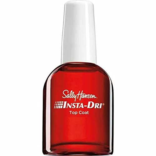 �️Sally Hansen Insta-Dri®, Clear Top Coat, Quick Dry, Long Lasting, Streak-Free Shine, Clear Nail Polish