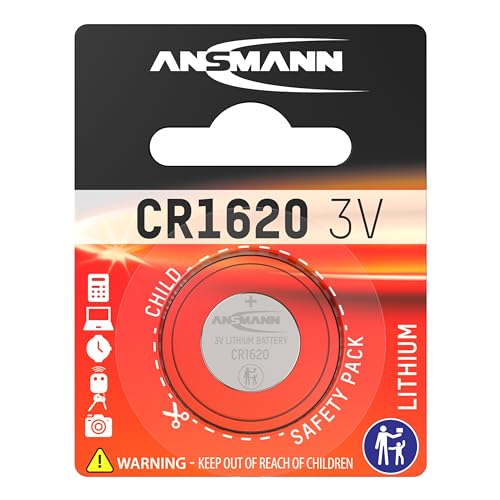 🔥 SELTEN SO GÜNSTIG (-66%) ANSMANN 5020072 Knofpzelle Batterie Lithium CR 1620 - 3V