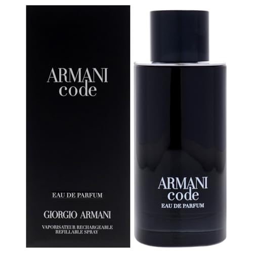Armani beauty – Code – Eau de Parfum – Cologne for Men – Fougère Ambery Spicy Men’s Fragrance – Green Mandarin, Nutmeg, Tonka Bean Notes - 4.2 Fl Oz