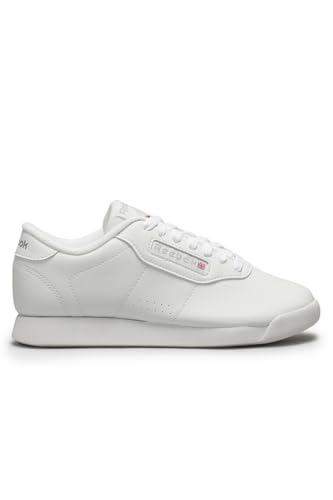Reebok Princess Sneakers for Women, Comfortable Walking or Tennis Womens Shoes, Us-White, 8.5