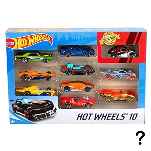 1:64 Scale Die-Cast Toy Trucks and Cars for Kids, Set of 10