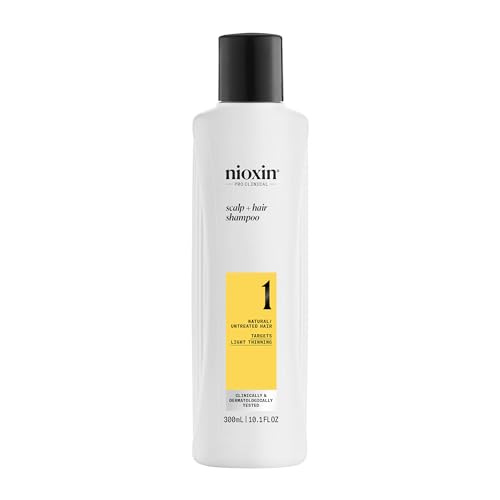 Nioxin Cleanser Shampoo System 1 for Fine Hair with Light Thinning Trusted Brand A superior formula