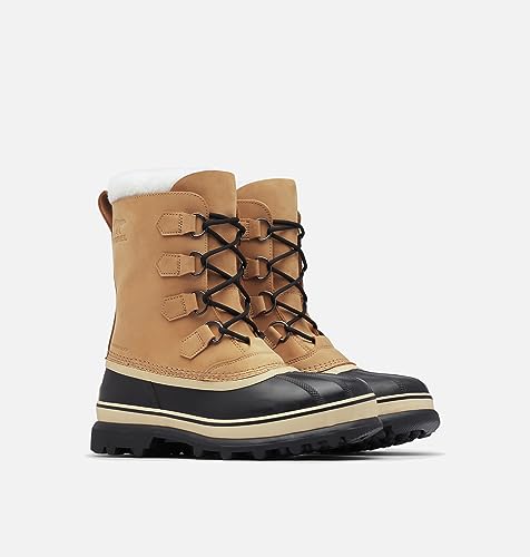SOREL Men's Caribou Waterproof Boot - Buff - Size 11