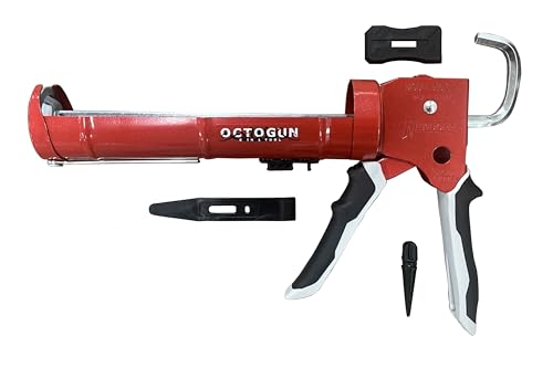 Caulk gun with silicone sealant