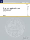 Greensleeves To A Ground Flute Bec Soprano Et Piano
