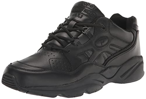 Propét Men's Stability Walker Walking Sneakers Medicare Approved Shoes, Black, 11 XX-Wide