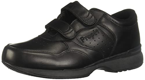 Propét mens Life Walker Strap Medicare/Hcpcs Code A5500 Diabetic Shoe fashion sneakers, Black, 13 US