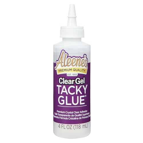 Aleene's AR6-2 Clear Gel Tacky Glue, 4 oz., 4 oz., Multicolor
