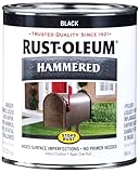 Rust-Oleum 7215502 Stops Rust Hammered Finish Black Quart — product image