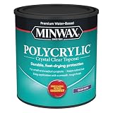Minwax Polycrylic Protective Finish, clear satin, quart