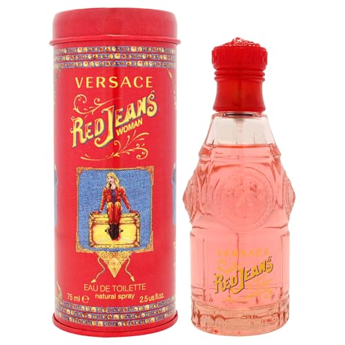 🔥 STARKER PREIS (-66%) Versace Red Jeans femme/woman, Eau de Toilette, Vaporisateur / Spray, 75 ml (1er Pack)