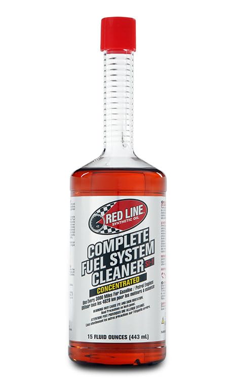 Red Line 60103 SI-1 Complete Fuel System Cleaner, Cleans and Prevents Corrosion in Fuel Systems, Cleans Injectors, Carburetors, Valve and Combustion Chamber Deposits - 15 Ounce