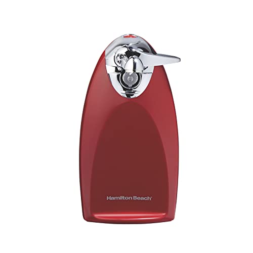Hamilton Beach Electric Automatic Can Opener with Auto Shutoff, Knife Sharpener, Cord Storage, and SureCut Patented Tech