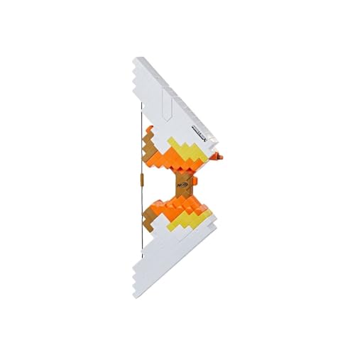 Nerf Minecraft Sabrewing - Arc motorisé, Tire des fléchettes Nerf en Mousse, Chargeur 8 fléchettes Elite, inspiré de l'arc de Minecraft, pour 8 Ans et Plus