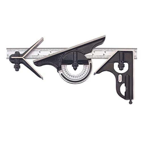 Starrett 434-12-4R combination square with reversible lock - product preview